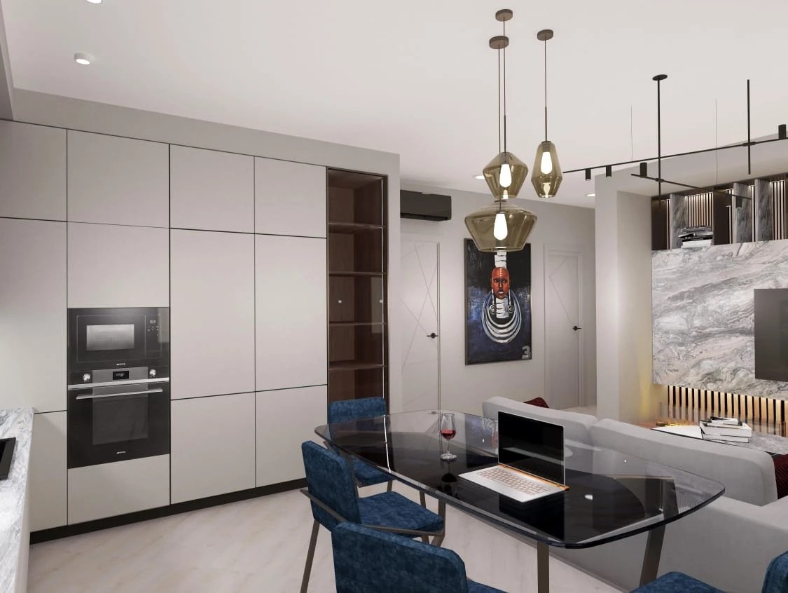 Квартира с элементами АР-ДЕКО