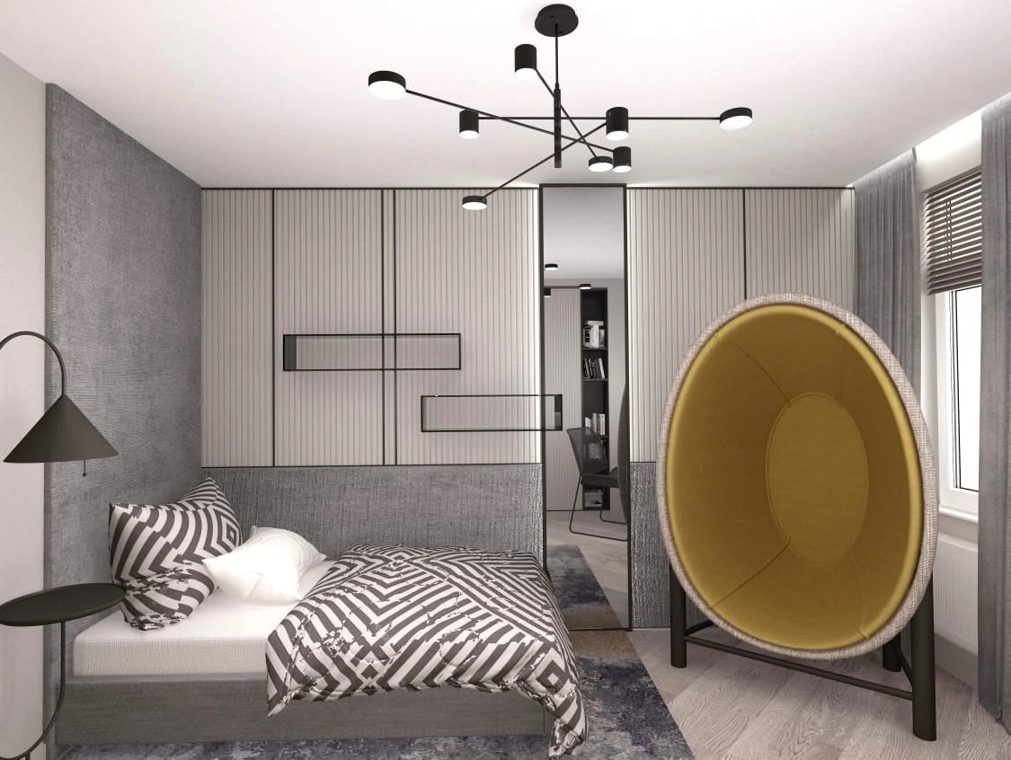 Квартира с элементами АР-ДЕКО