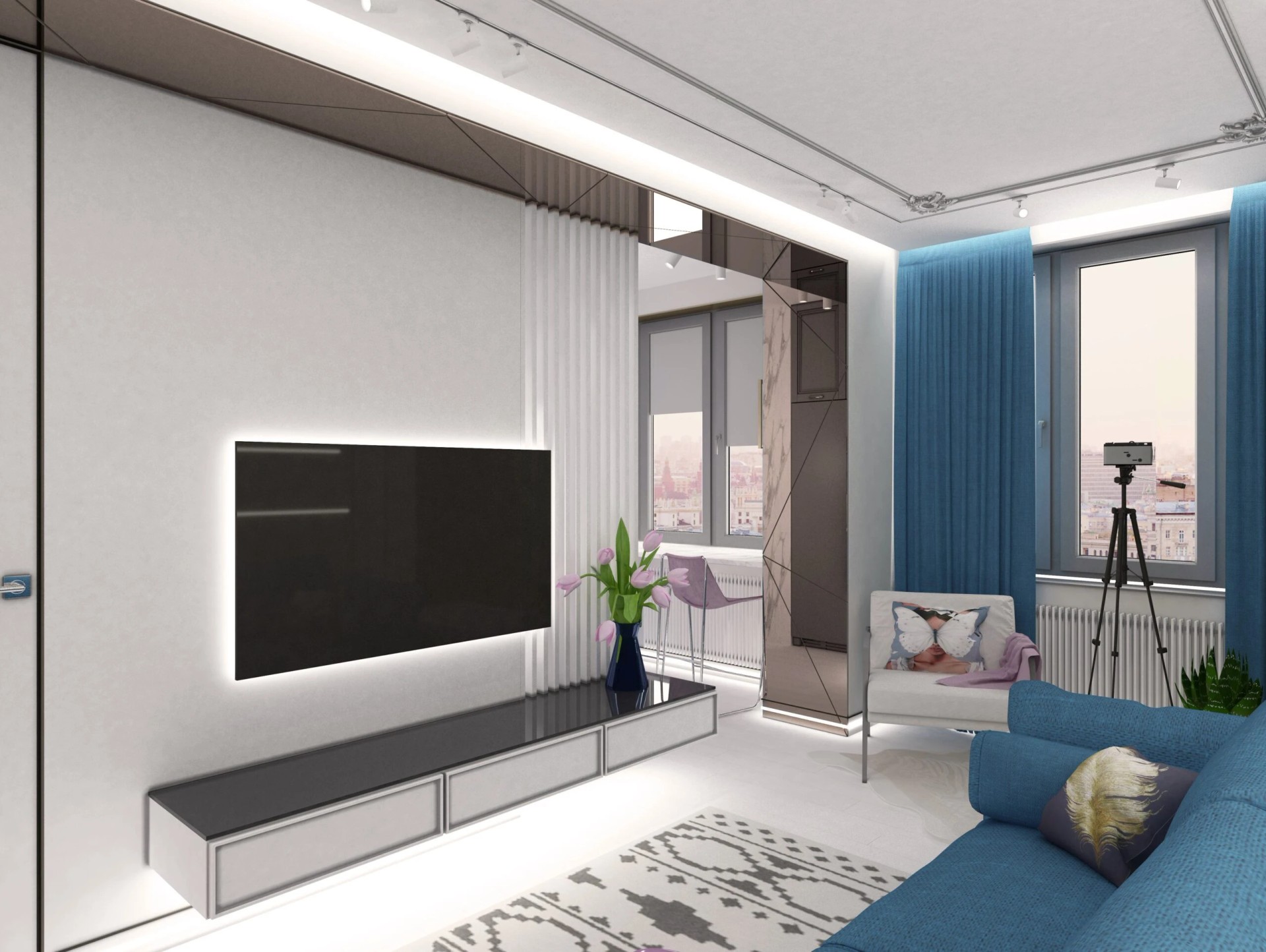 Квартира вторичка для девушки на Новом арбате