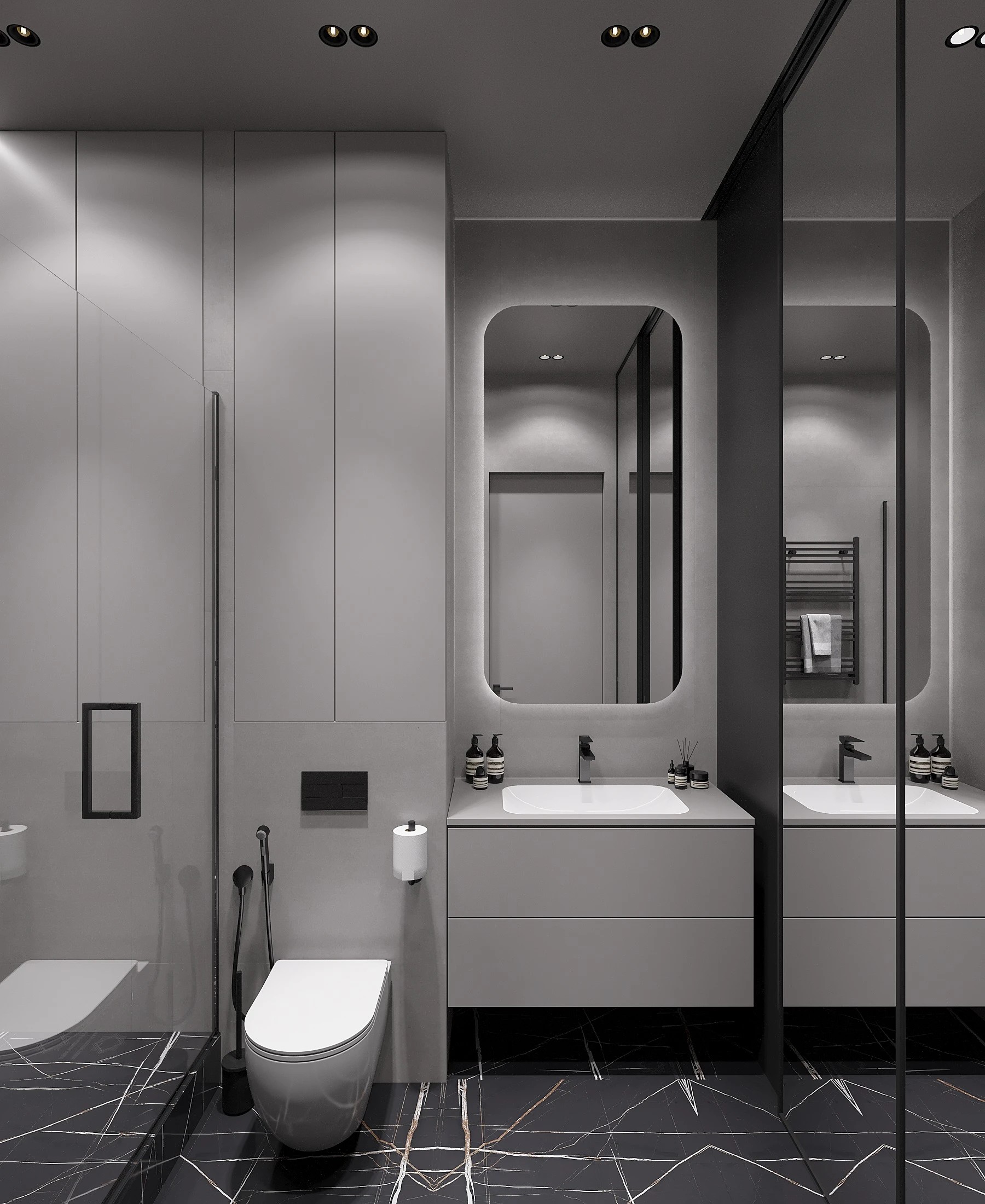 Квартира молодого человека в ЖК "Левел Стрешнево"