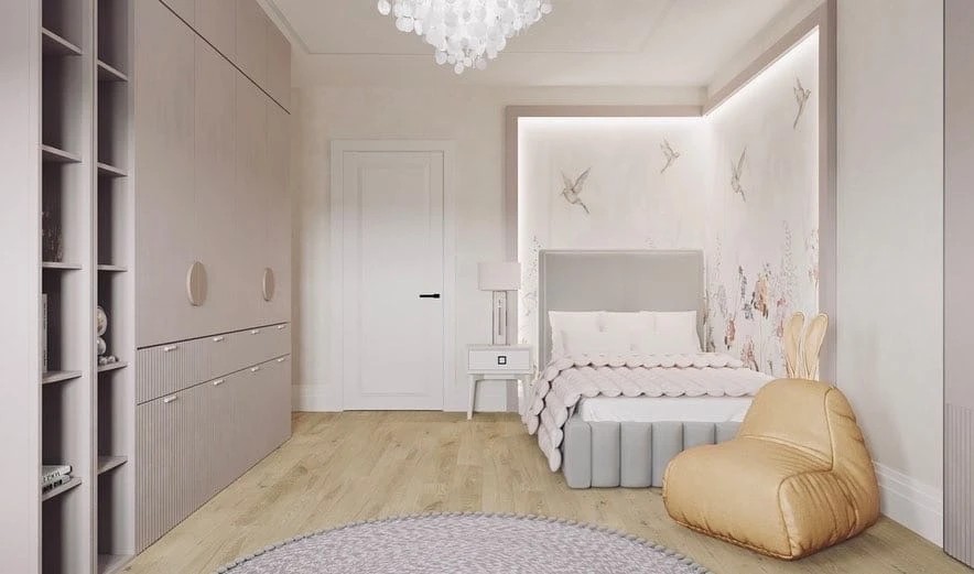 Визуализация комнаты для девочки