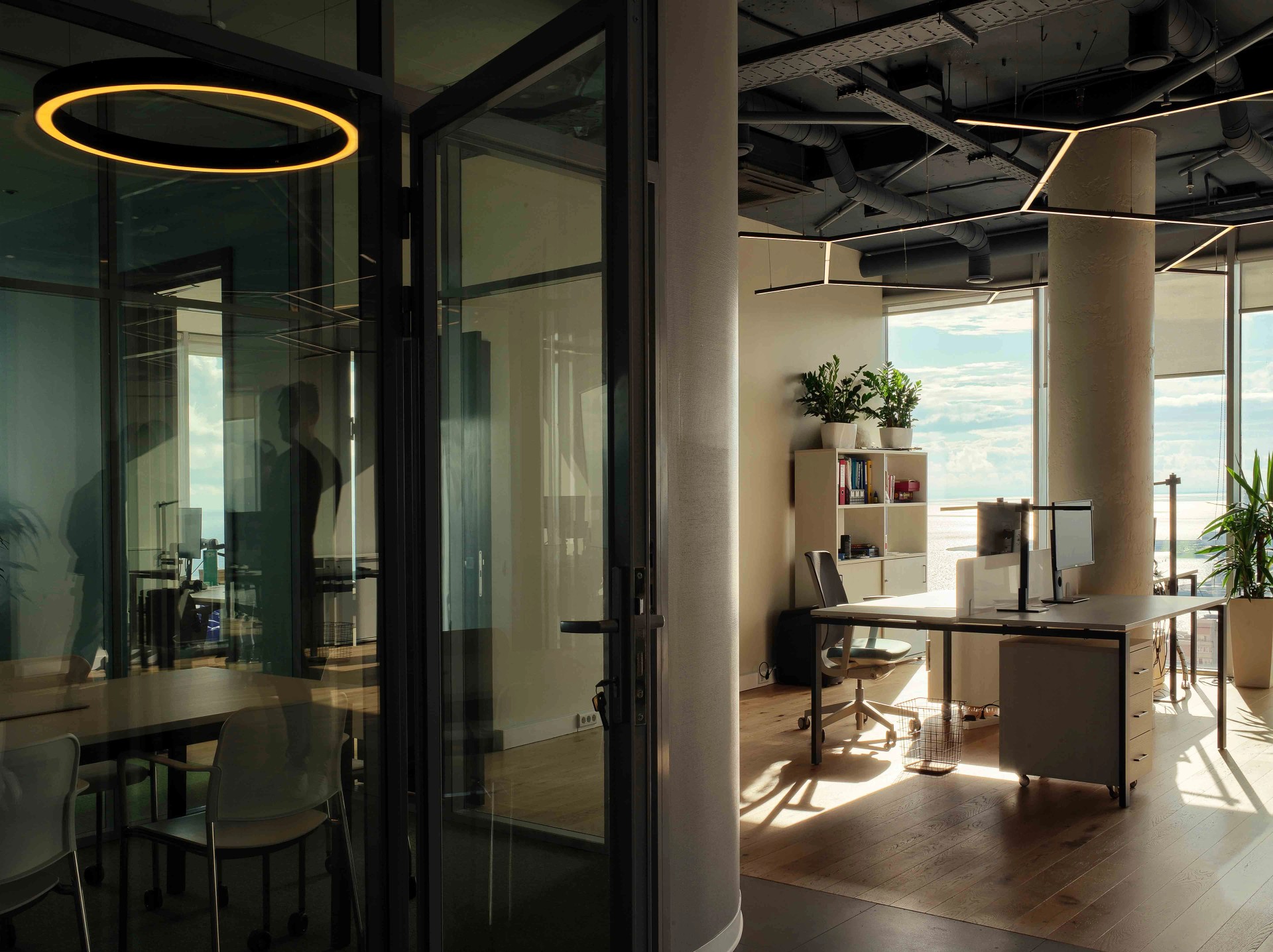 Офис с видом на Финский залив для IT компании