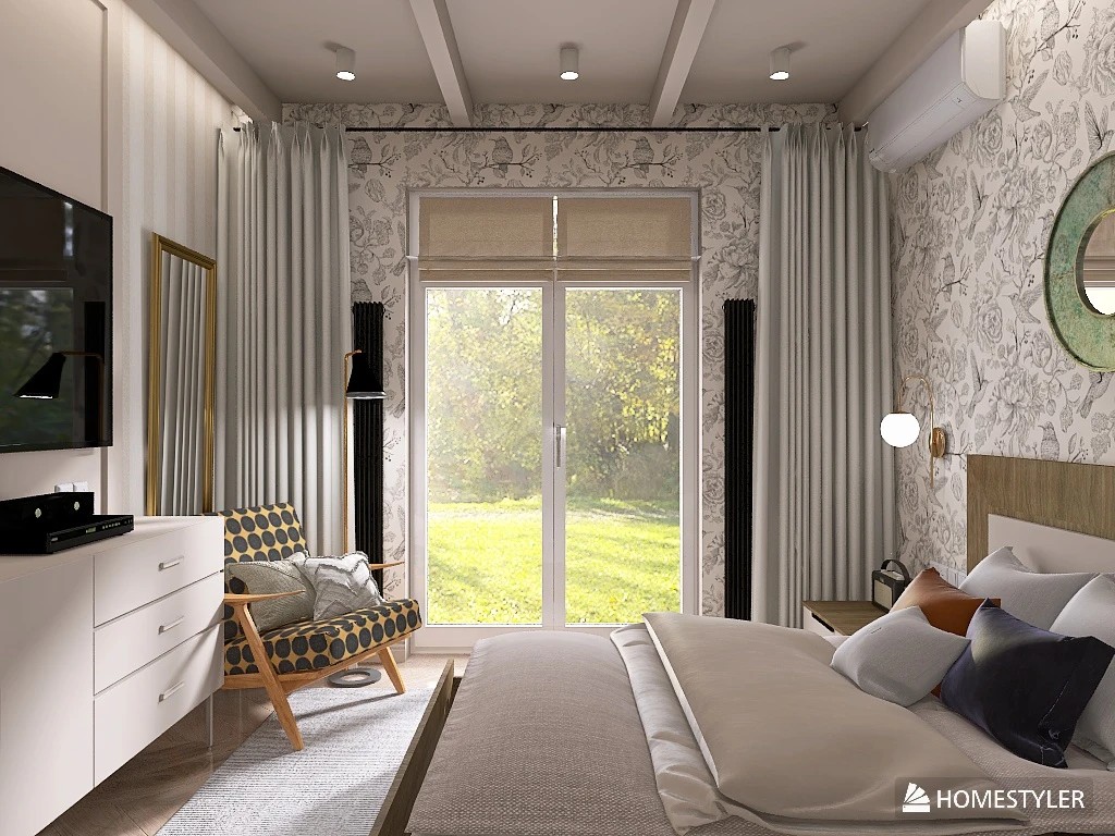 Редизайн спальни дачного дома