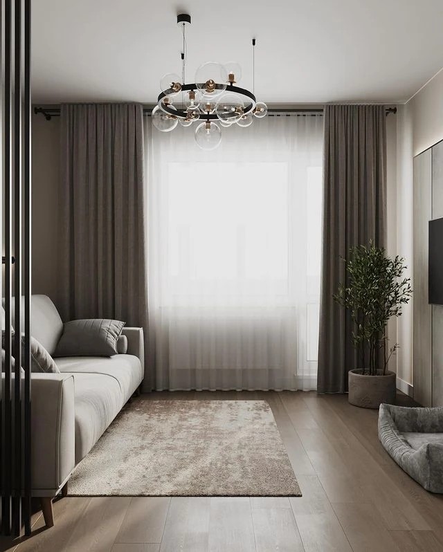 Спальня с рабочими зонами