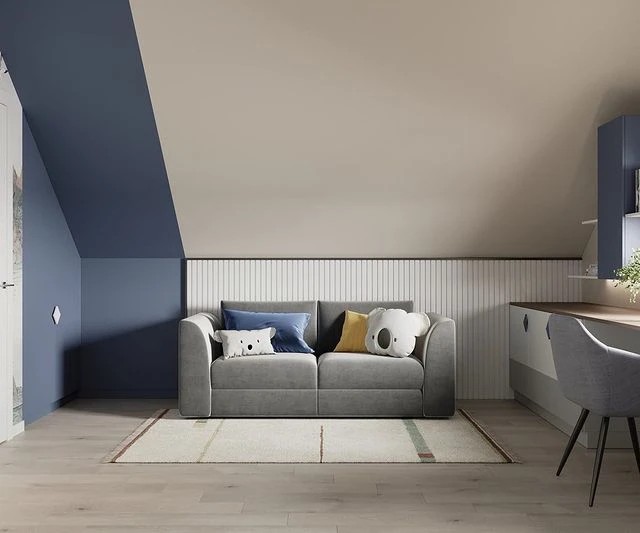 Детская комната для мальчика 19,66 кВ.м.