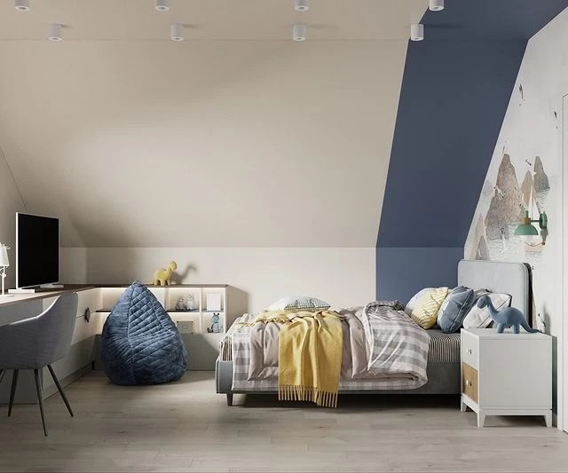 Детская комната для мальчика 19,66 кВ.м.