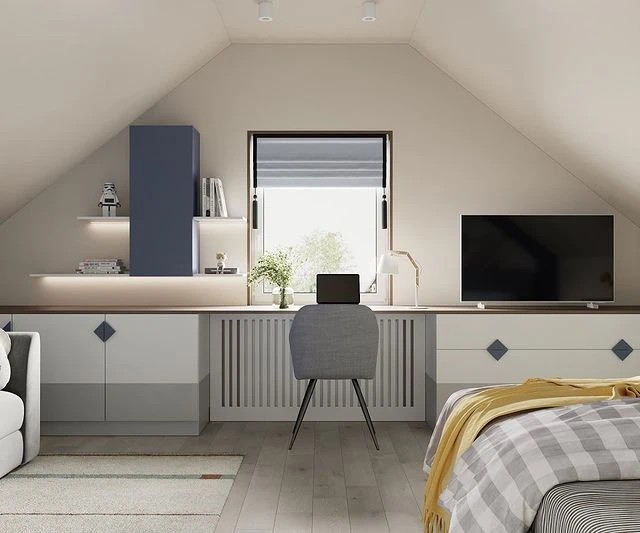 Детская комната для мальчика 19,66 кВ.м.