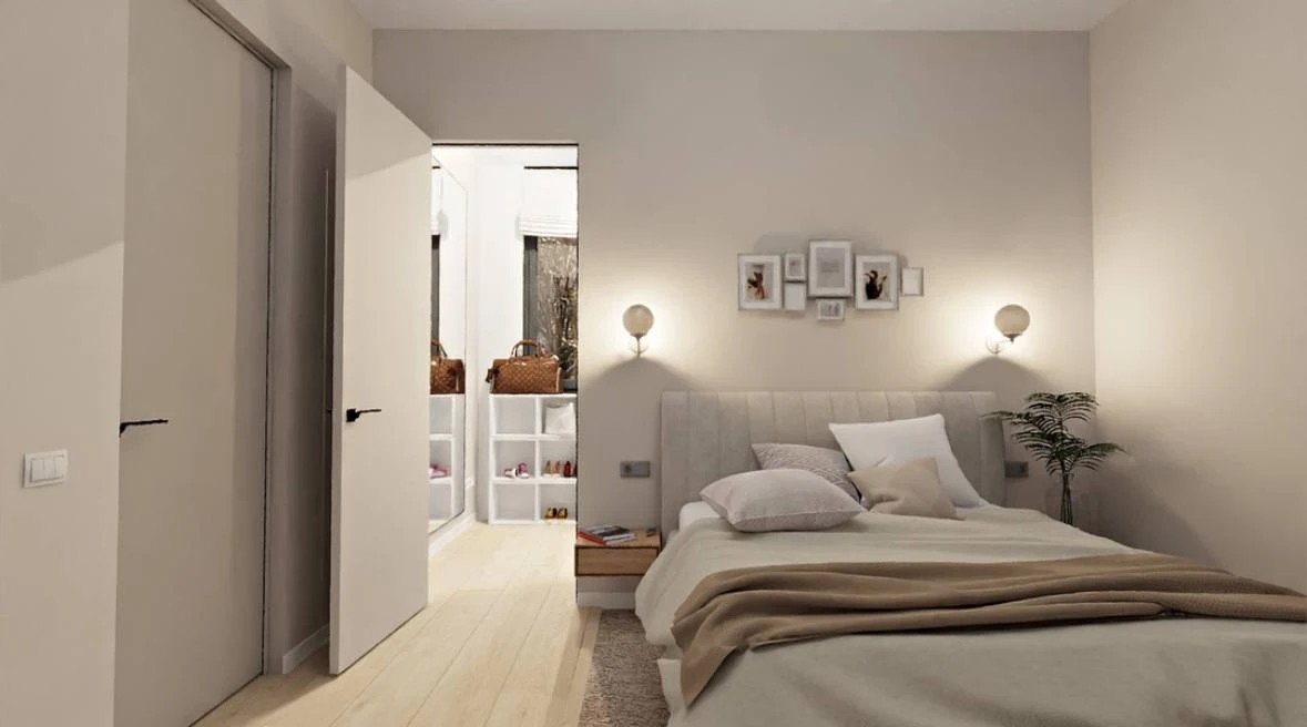 СПАЛЬНЯ ИЗ ПРОЕКТА ЖИЛОГО ДОМА