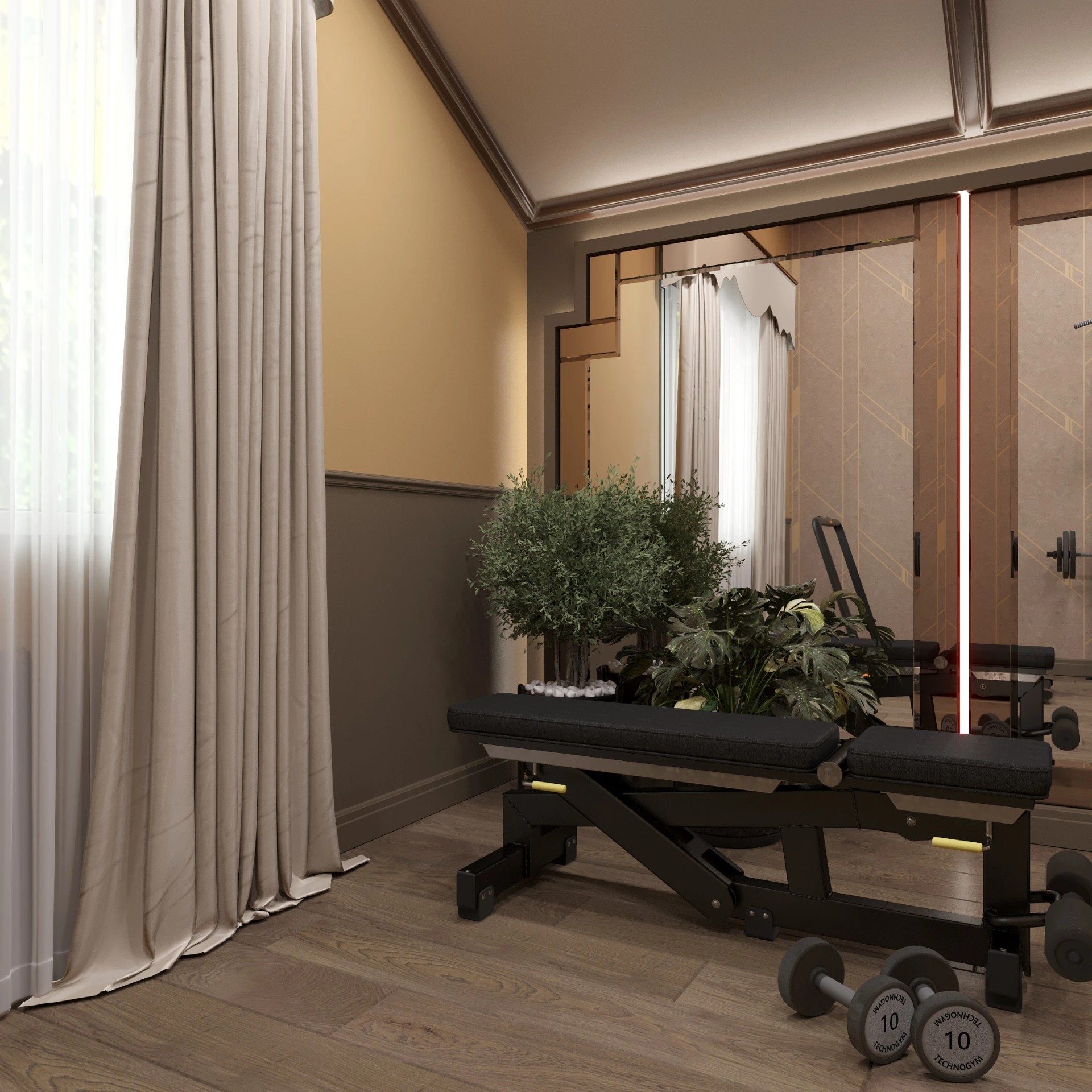 СПОРТЗАЛ В ДОМЕ