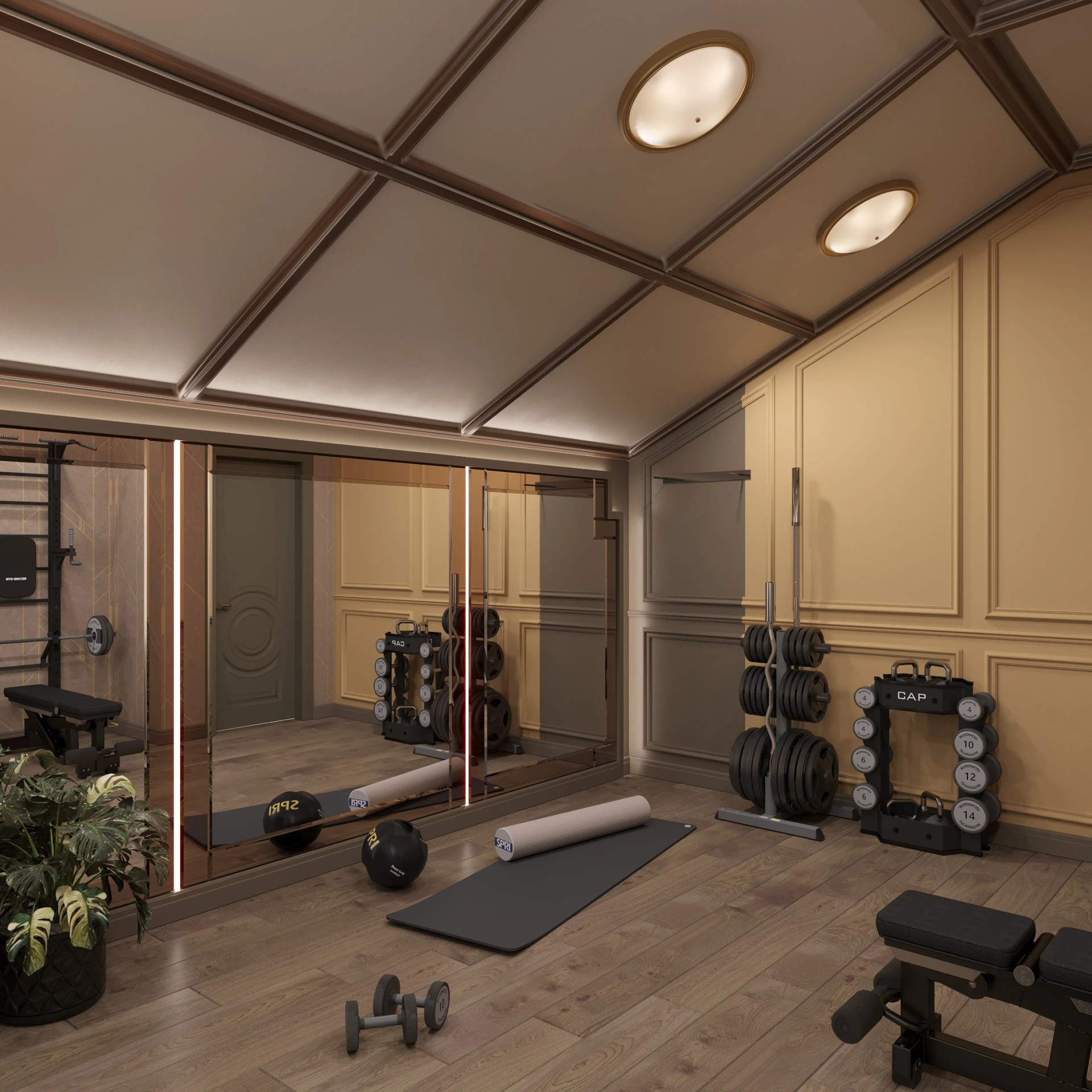 СПОРТЗАЛ В ДОМЕ