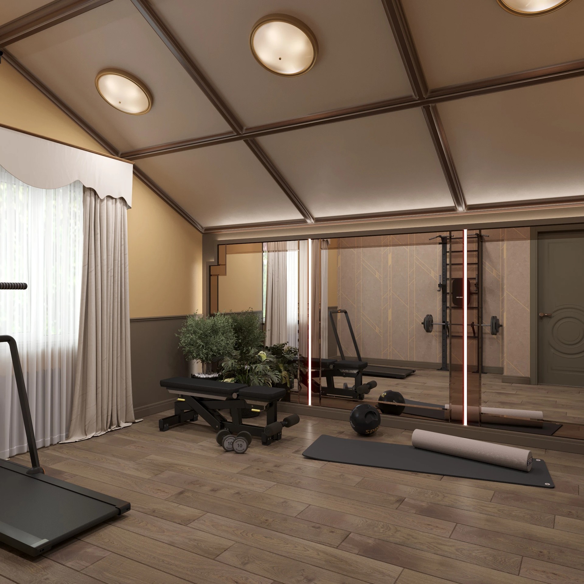 СПОРТЗАЛ В ДОМЕ