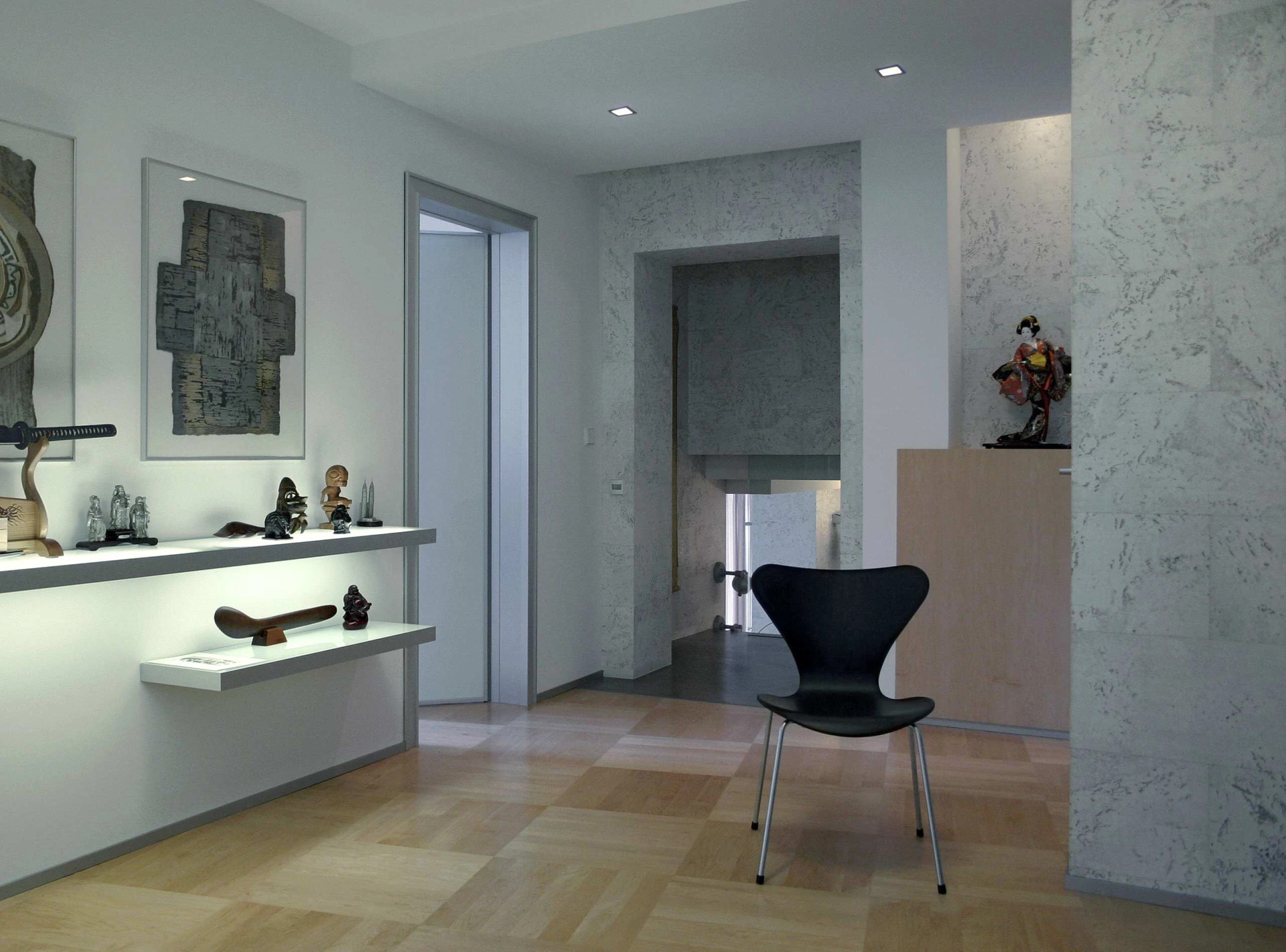 Квартира в современном стиле 180 м2