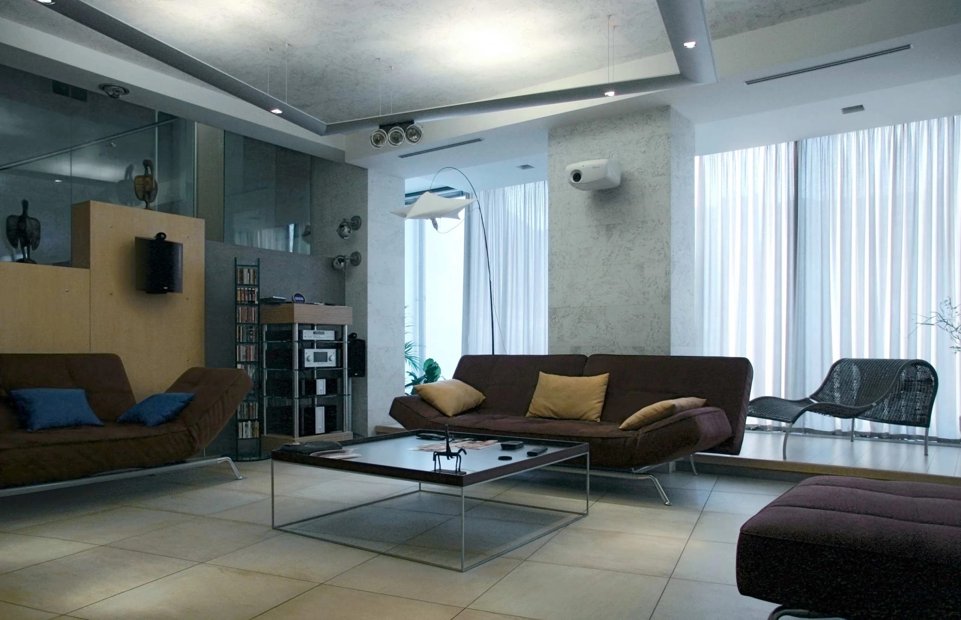 Квартира в современном стиле 180 м2