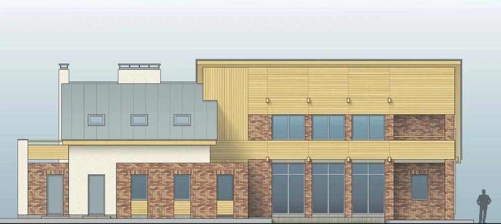 Дом в стиле лофт 270 м2