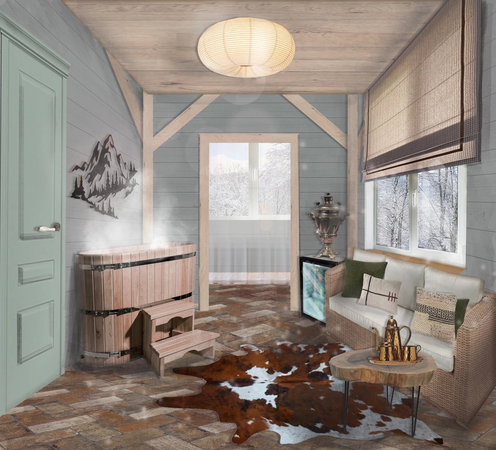 Проект дома "Шале" 120 м2