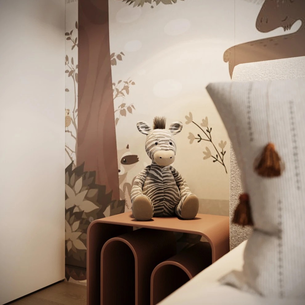 Дизайн-проект детской для девочки