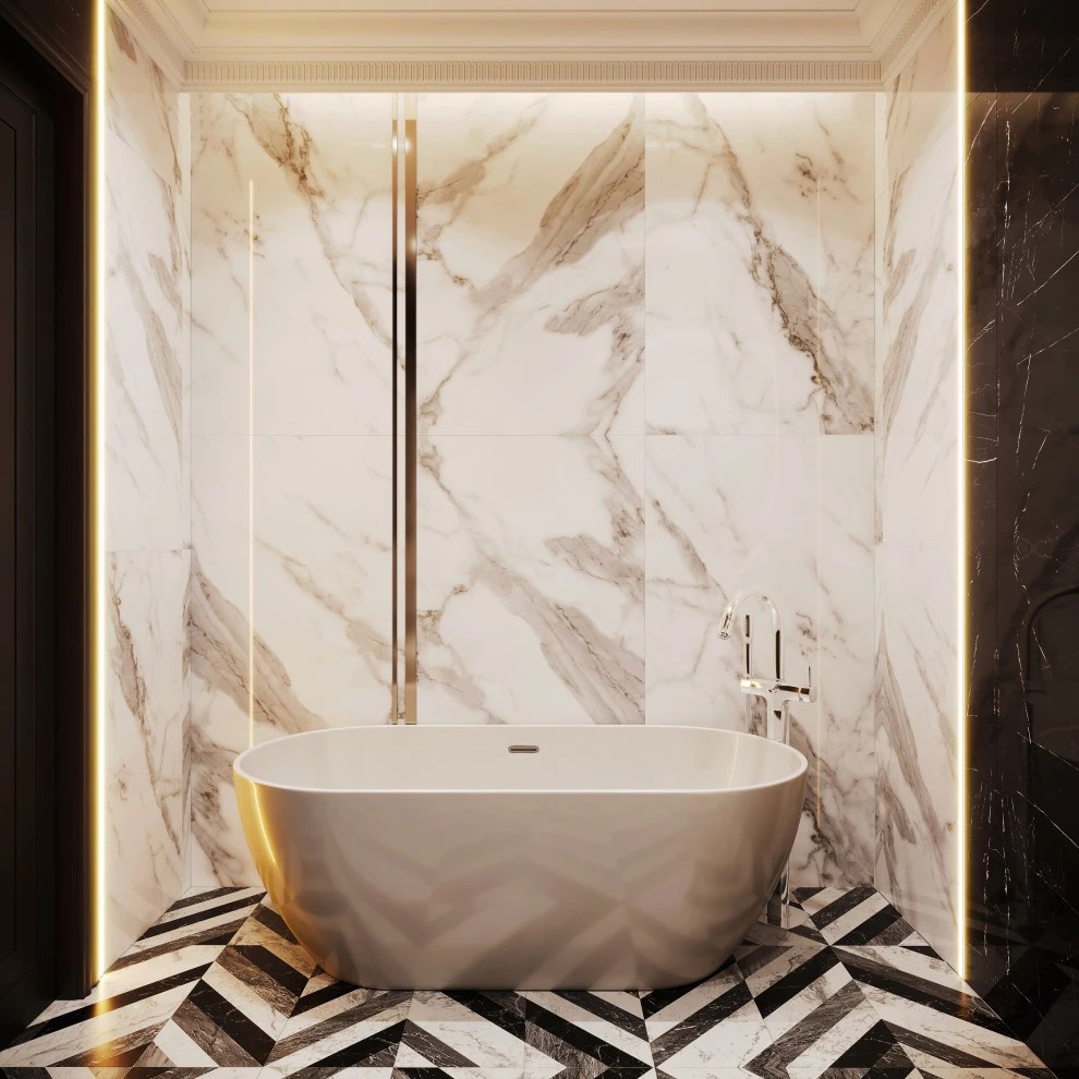 Дизайн интерьера ванной комнаты