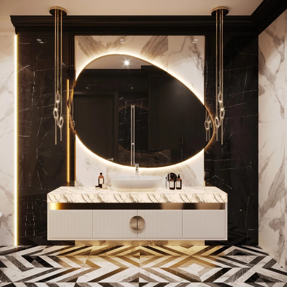 Дизайн интерьера ванной комнаты