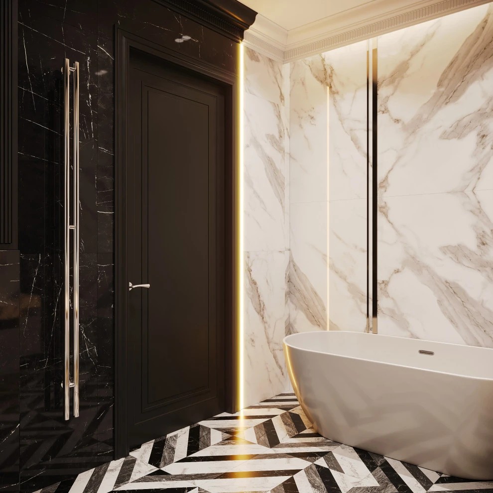 Дизайн интерьера ванной комнаты