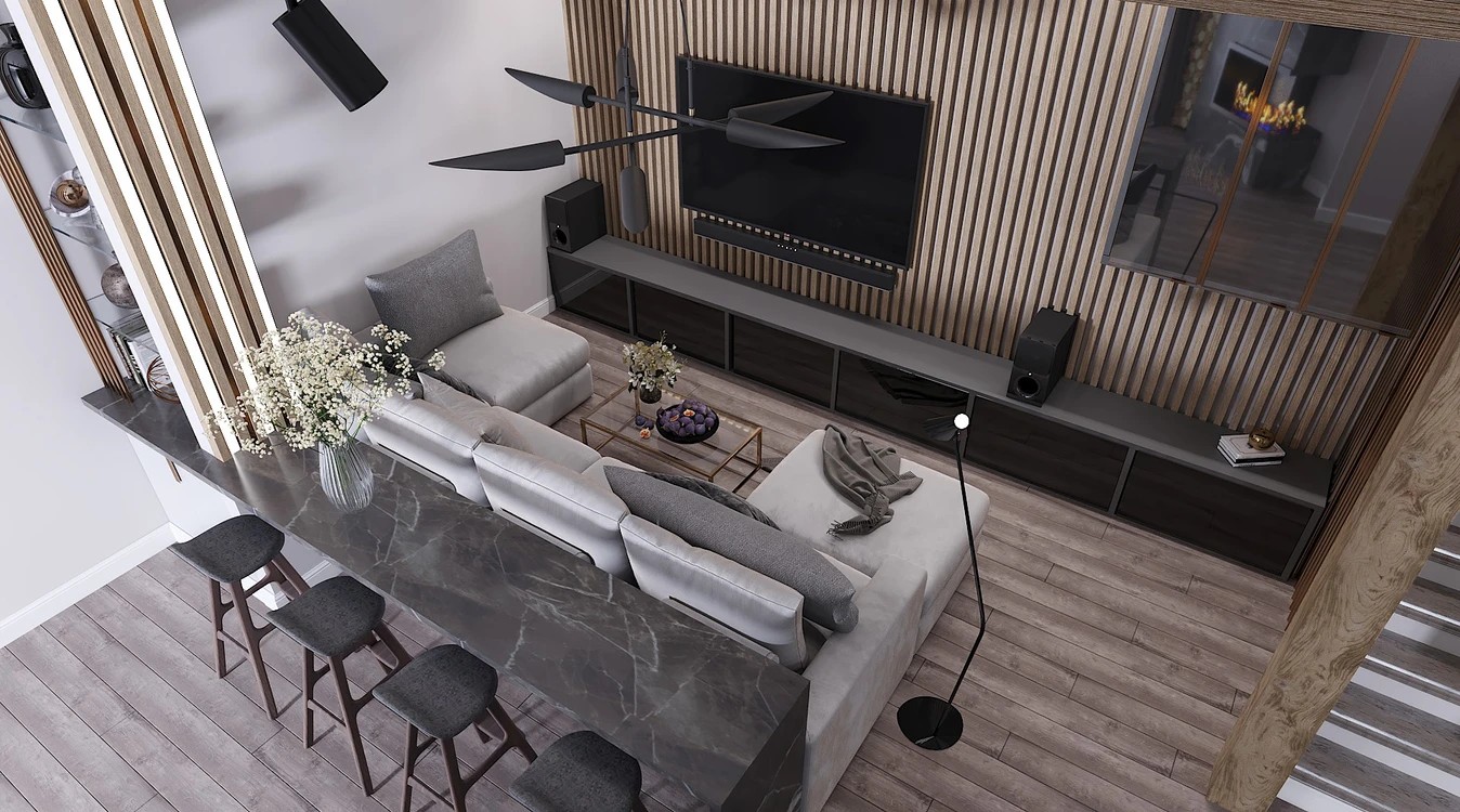 Гостиная в доме