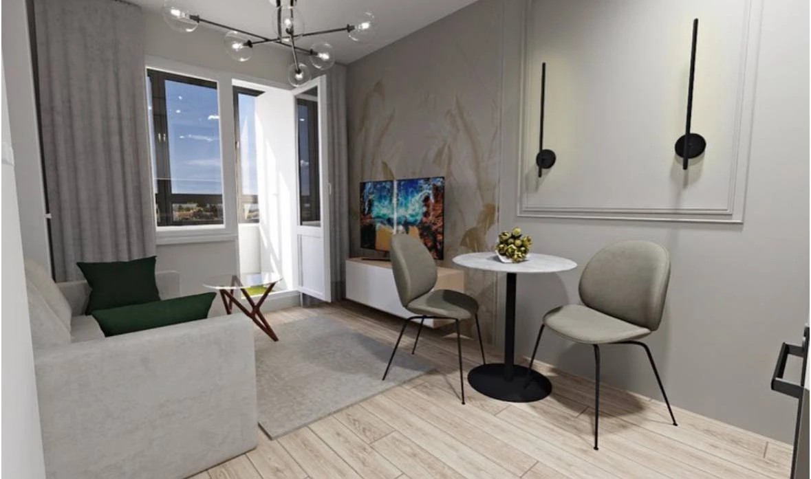 Студия 22 метра