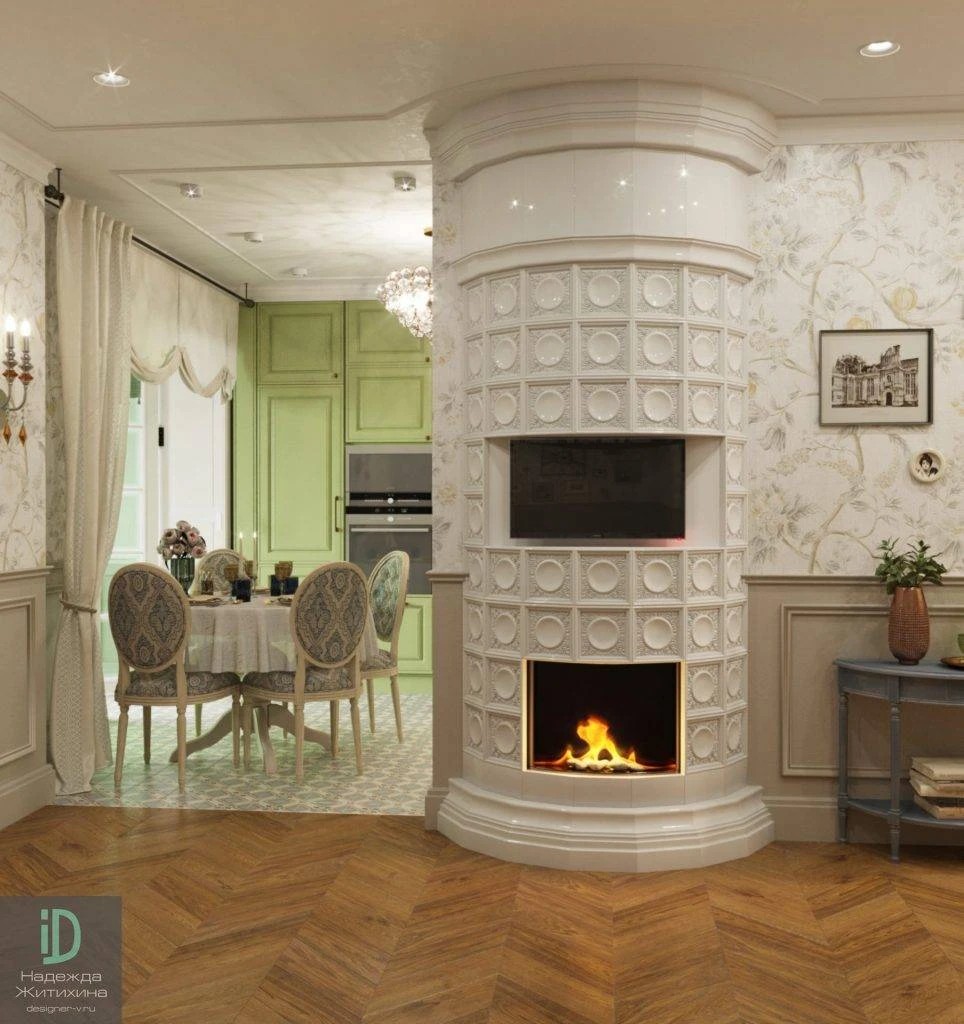 Кухня-столовая-гостиная