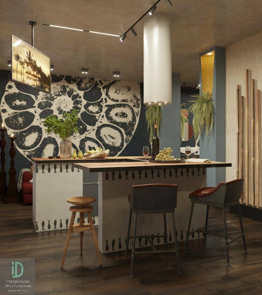 Кухня-столовая-гостиная