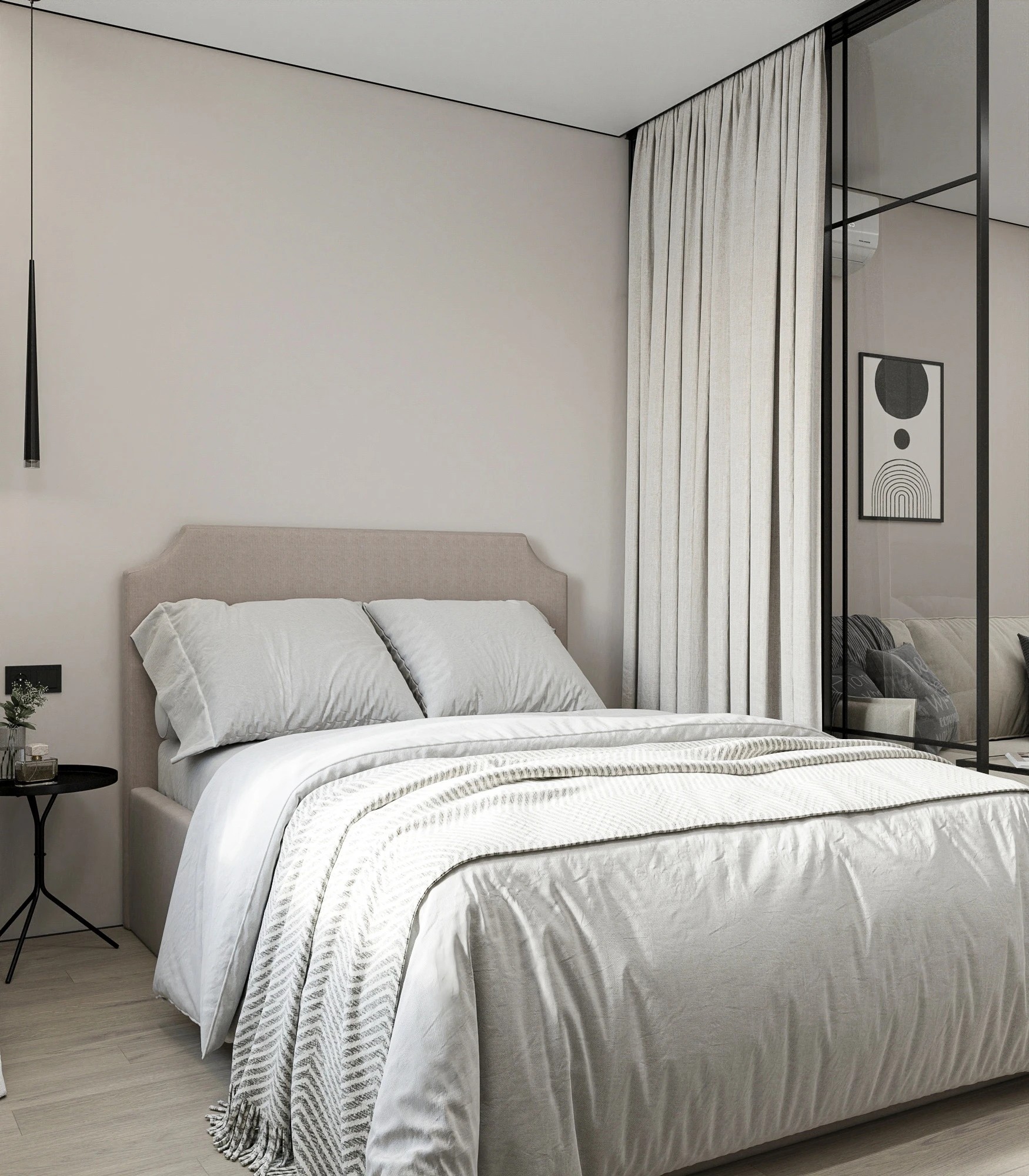 Проект квартиры в светлых тонах