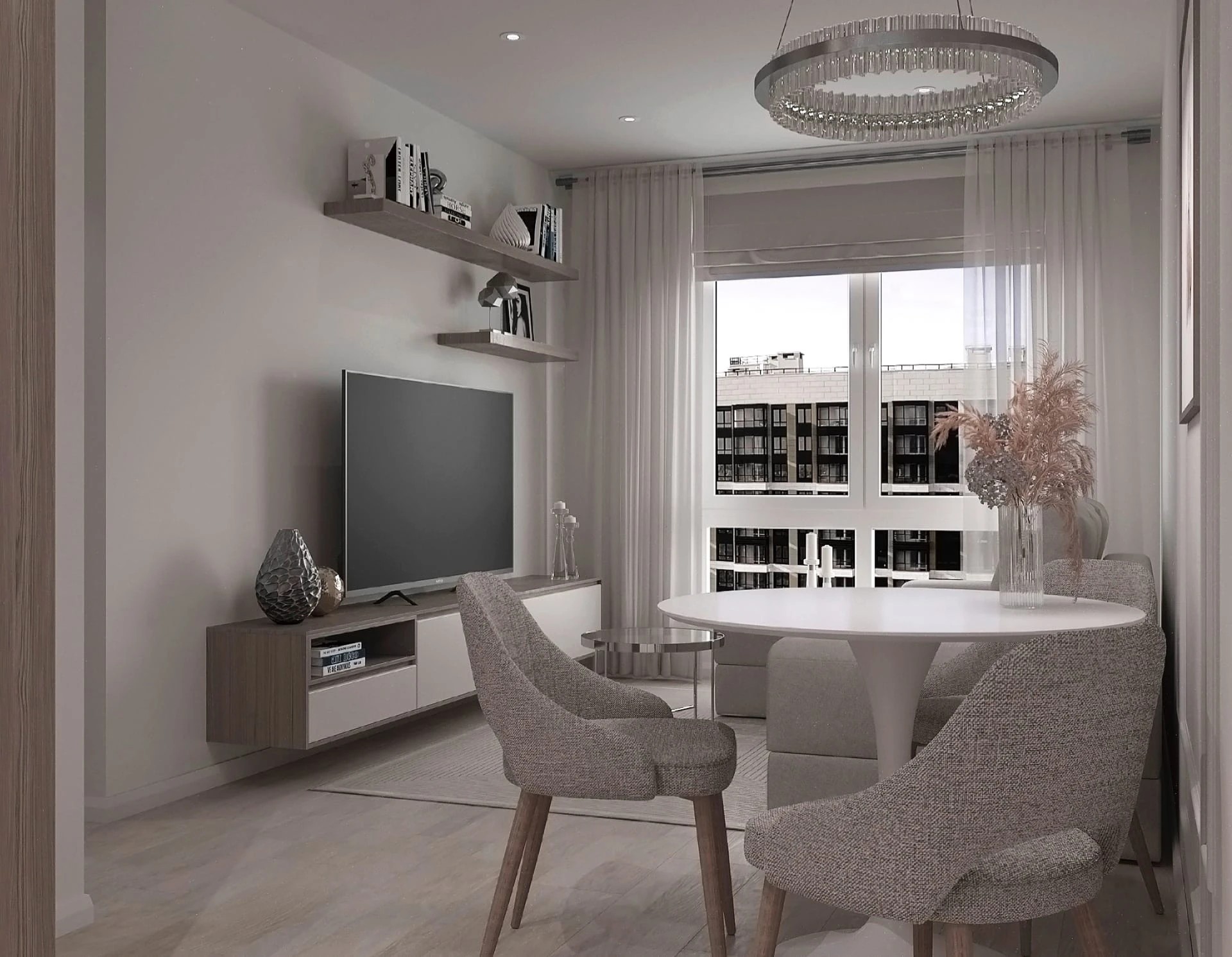 Просто красиво, светло и воздушно