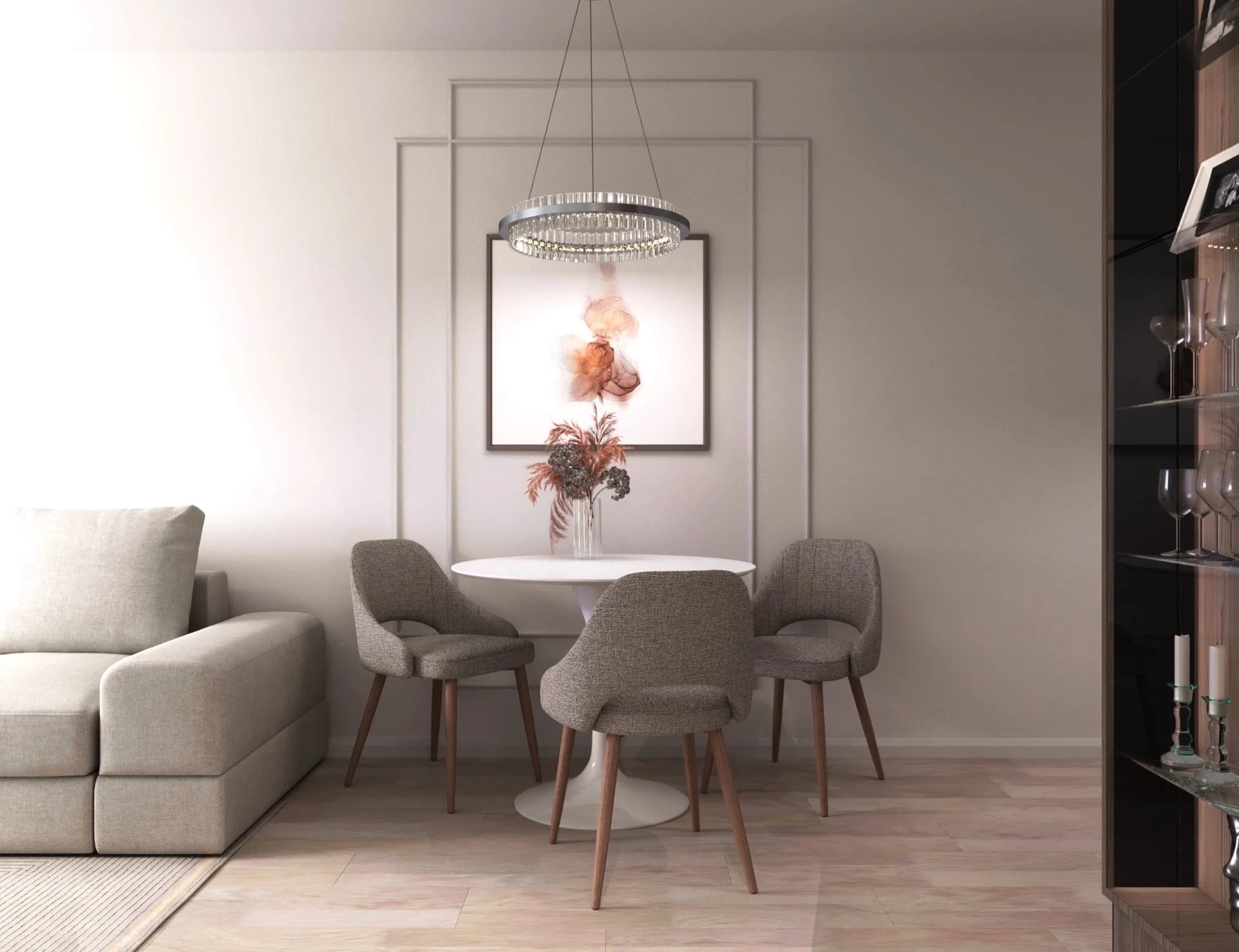 Просто красиво, светло и воздушно