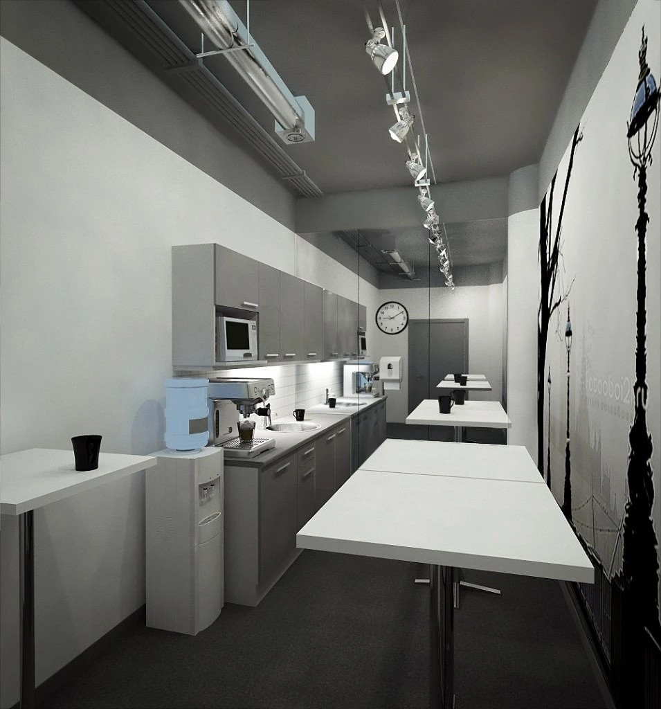 Кухни для офисного здания