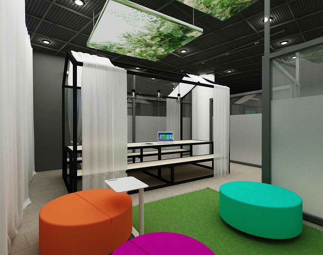 Кухни и переговорные для офисного здания