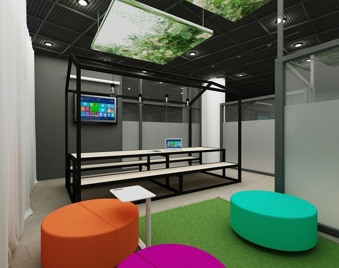 Кухни и переговорные для офисного здания