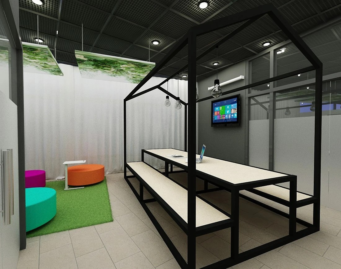 Кухни и переговорные для офисного здания