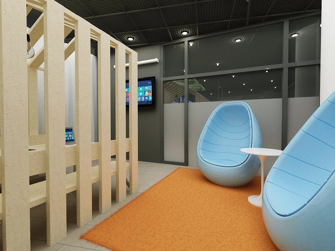 Кухни и переговорные для офисного здания