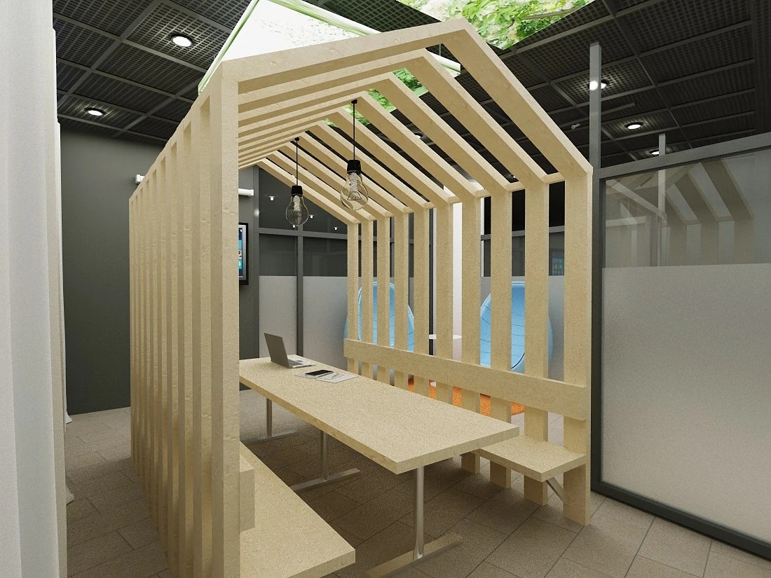 Кухни и переговорные для офисного здания