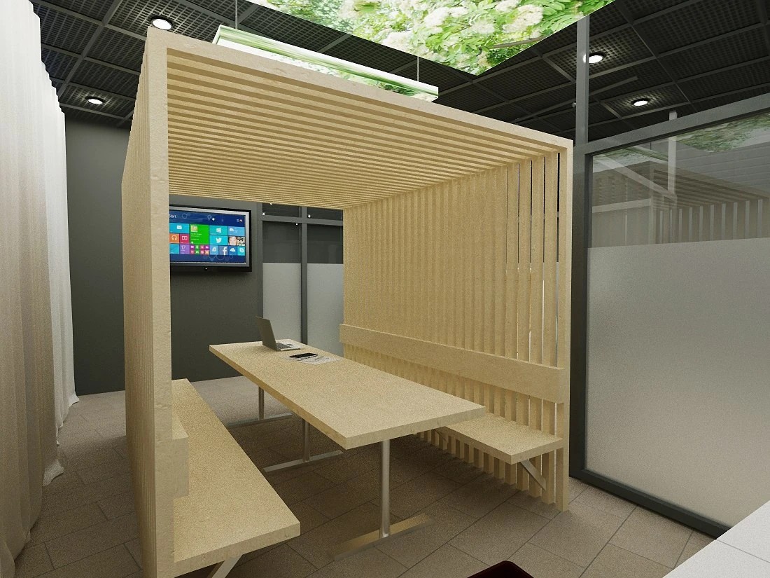 Кухни и переговорные для офисного здания