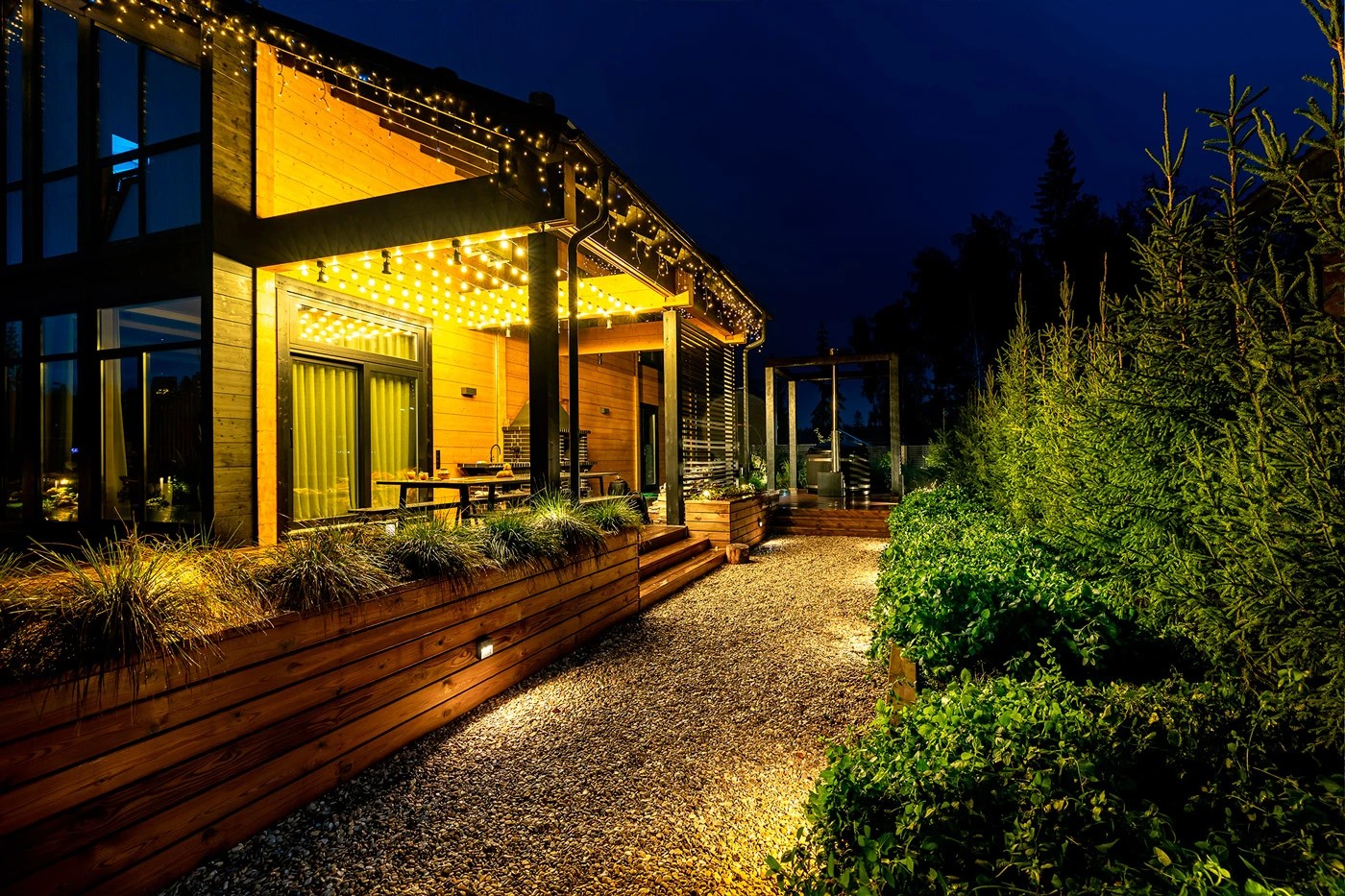 Сад в финском стиле