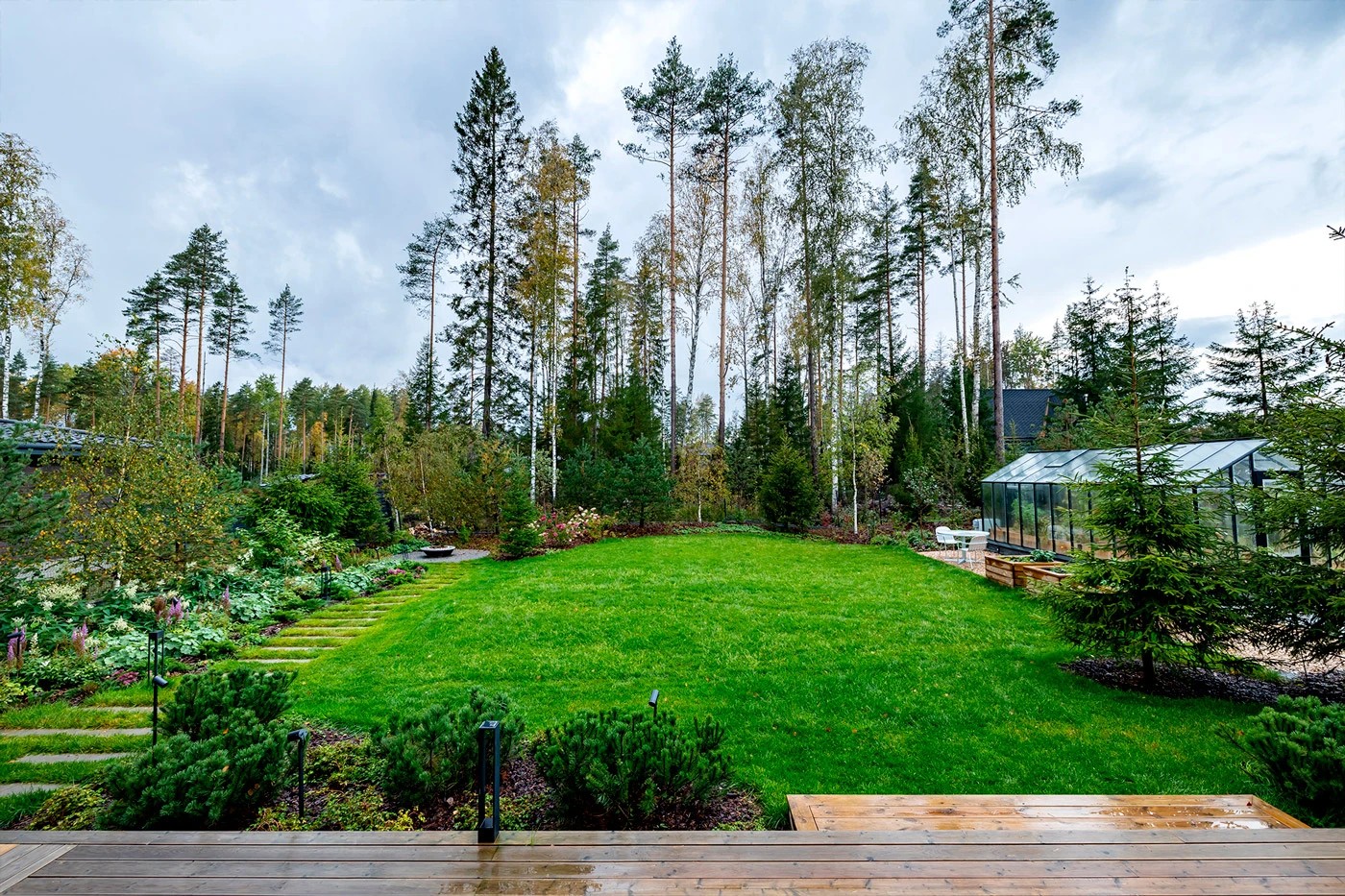 Сад в финском стиле