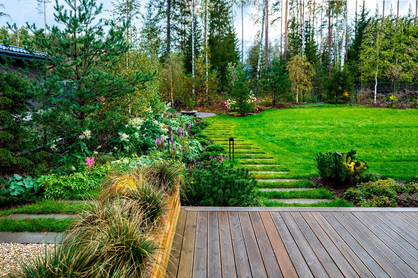Сад в финском стиле