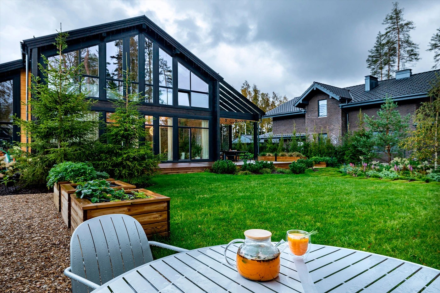 Сад в финском стиле