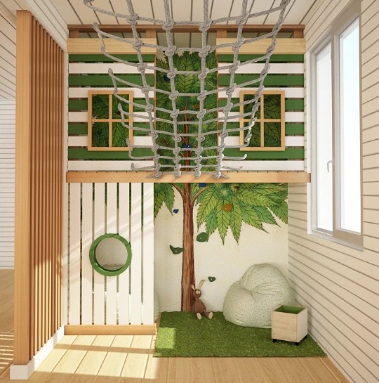 Детская зона в загородном доме