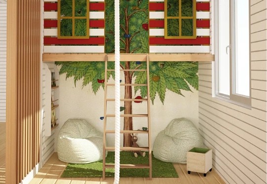 Детская зона в загородном доме