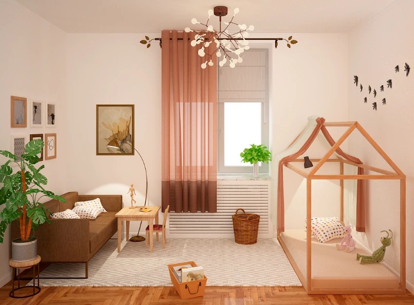 Детская комната девочки