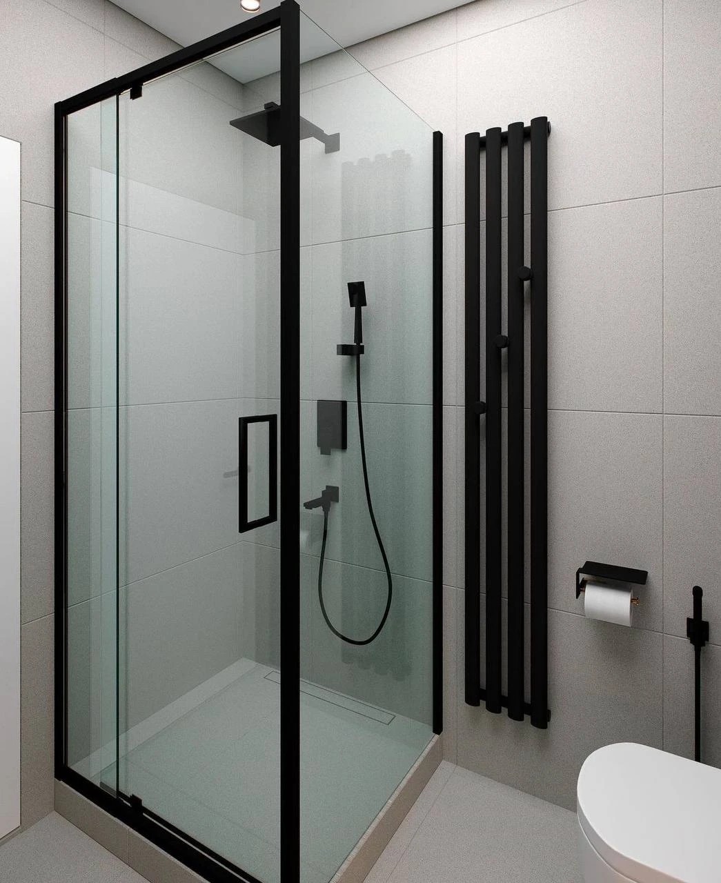 Санузел из проекта однокомнатной квартиры