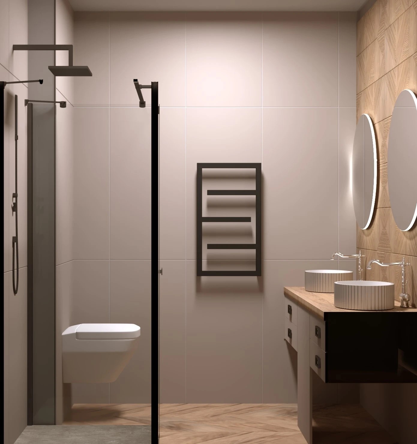 Дизайн квартиры в  пастельных тонах