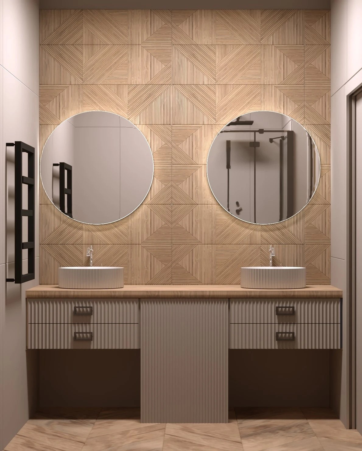 Дизайн квартиры в  пастельных тонах