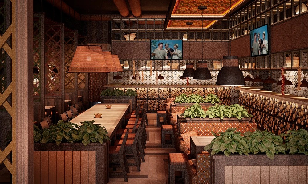 Ресторан Пхали-Хинкали на проспекте Гагарина, СПб