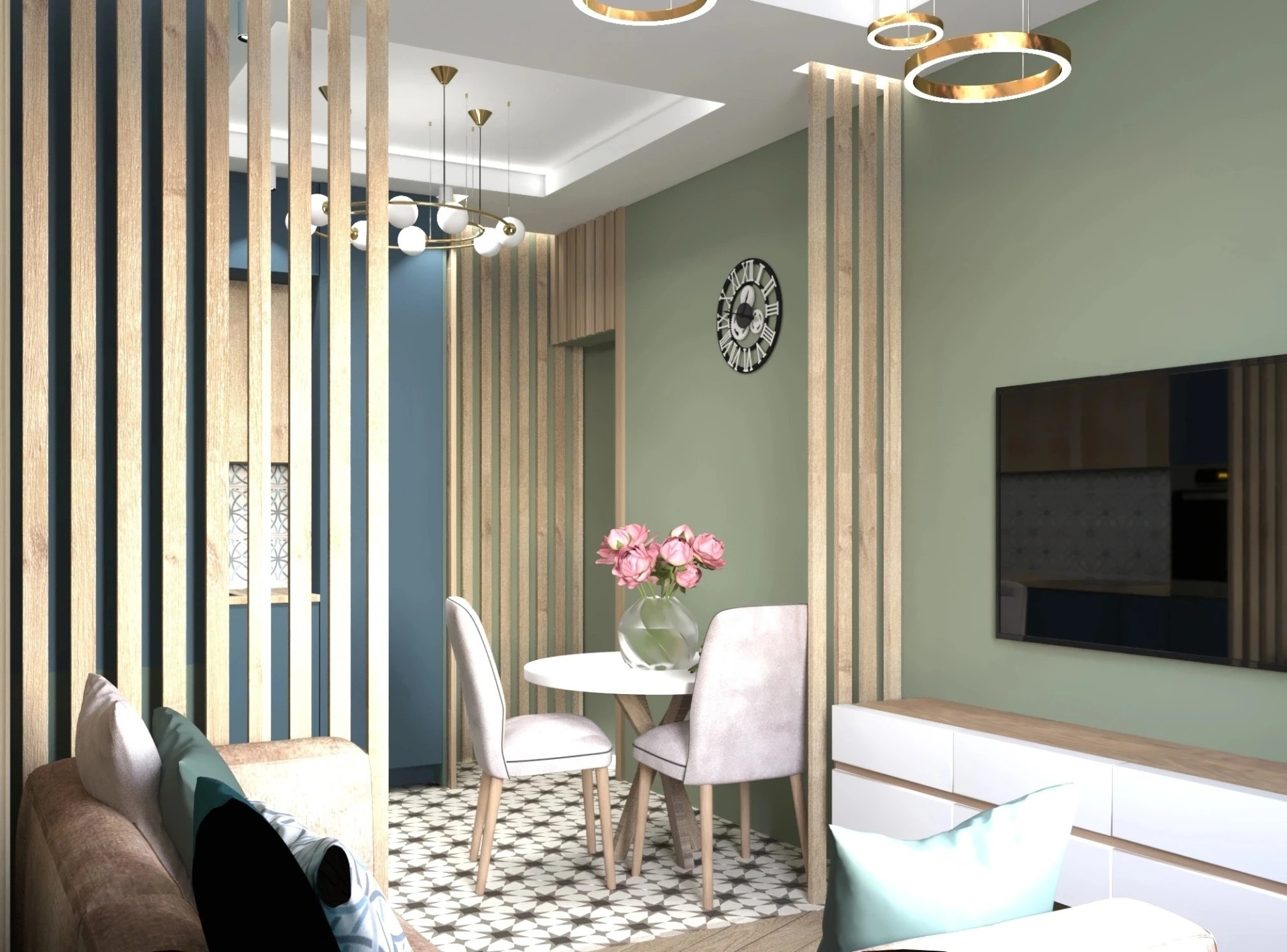 Зонирование кухни