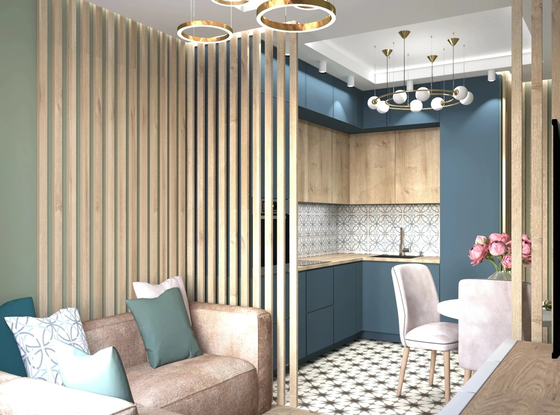 Зонирование кухни